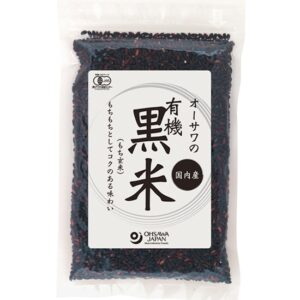 オーサワの国内産有機黒米　200g