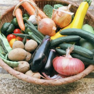 無農薬米【にこまる】10kg ＋お野菜【６～８種類】